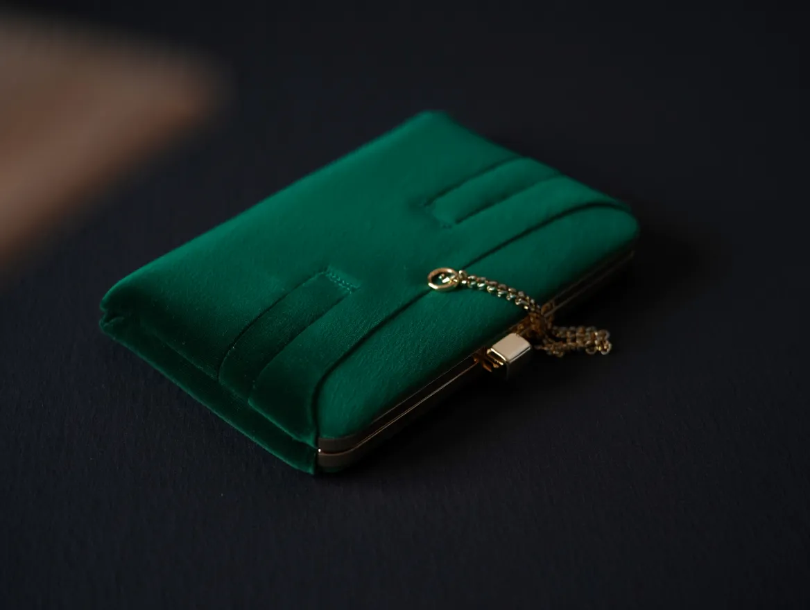 evening fabric clutch